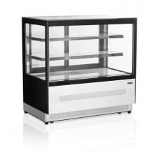 Холодильная витрина с 3 полками, 1,2 м, черная, 530 л, Tefcold LPD1203F/BLACK