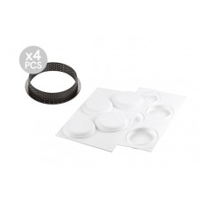 Силиконовая форма KIT TARTE RING Ø100 , 25.277.87.0065, Silikomart