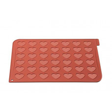 Силиконовая форма, MAC03 – HEART MACARONS , 33.043.00.0060, Silikomart