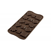 Силиконовая форма, SCG29 Choco Botton, 22.129.77.0065, Silikomart