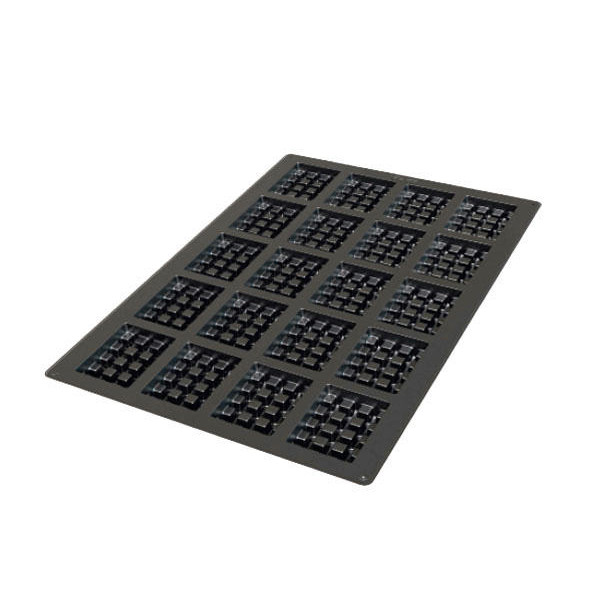Силиконовая форма, SQ052 Waffel Square, 40.452.20.0000, Silicomart