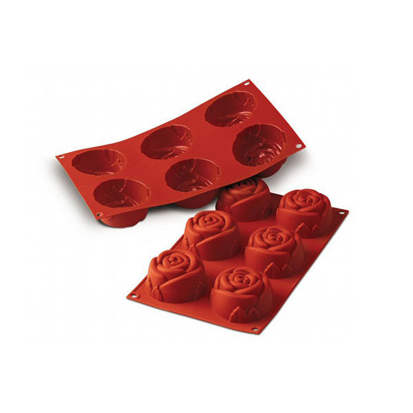 Formă de silicon, SF077 Rose, 30.077.00.0060, Silikomart