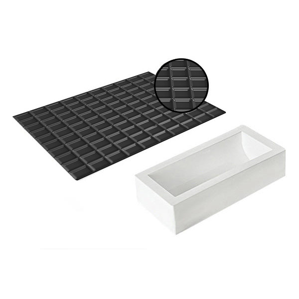Formă de silicon, Kit Bûche Tablette, 25.073.99.0065, Silikomart
