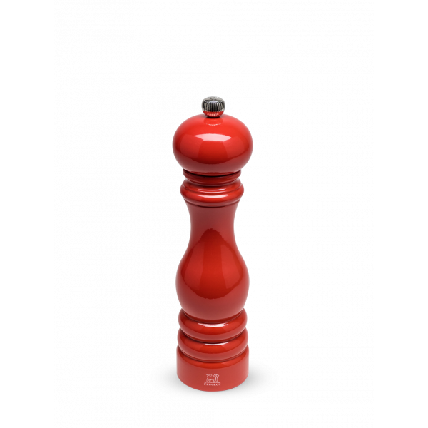 Râșniță manuală pentru piper, lac roșu, 22 cm, Paris, 31046, Peugeot