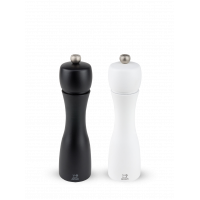 Комплект из 2 ручных мельниц для соли и перца, 24277, Duo Tahiti Black and White, Peugeot