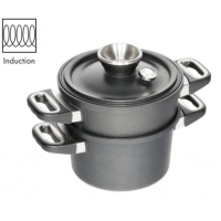 Set de gatit pe aburi d.24 cm, inductie I-1424-E-SET, AMT