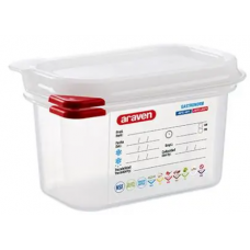 Контейнер PP с крышкой GN 1/9-100 (1 л), 03021, Araven