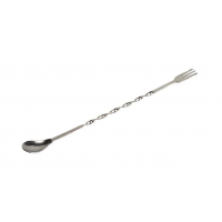 Барная ложка длиной 29,5 см с вилкой, 00069, Bar Supply