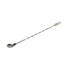Барная ложка длиной 29,5 см с вилкой, 00069, Bar Supply
