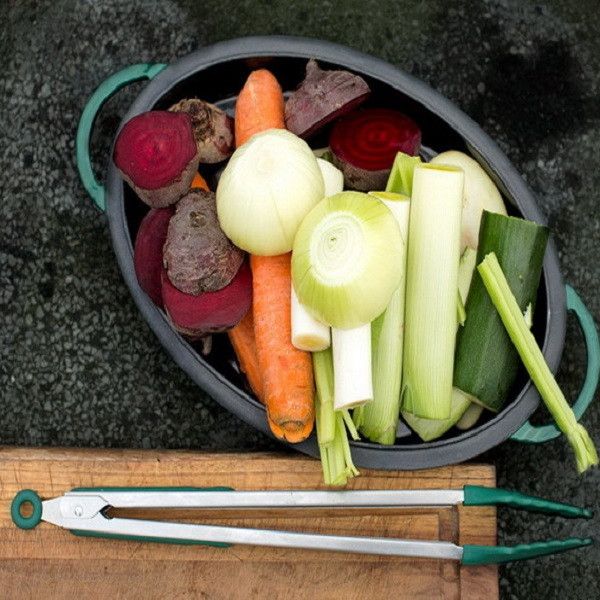 Щипцы с силиконовыми наконечниками 30 см, Big Green Egg