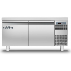 Холодильный стол SNACK с 2 дверьми h-630, TP12/1M-490, Coldline