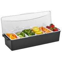 Suport condimente ABS, 6 recipiente, GSE-06, GastroPlast