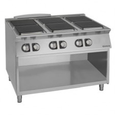 Плита электрическая с квадратными конфорками и духовкой, CE76QE, Giorik