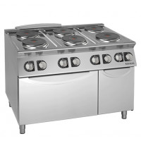 Плита электрическая с круглыми конфорками и духовкой, CE76TE, Giorik