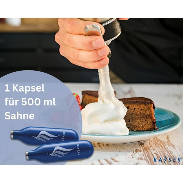 Зарядные баллончики N2O для сифона для сливок KAYSER (50 шт, синие)