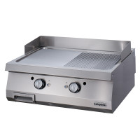 Полномодульный 1/2 Гладкий и 1/2 ребристый газовый гриль, хромированный, 900 серия, OGG 8090 1/2 N, Ozti, 7864.N1.80903.19C