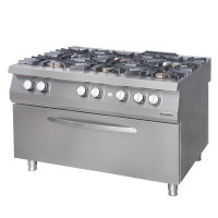 Газовая плита с газовой духовкой, 6 открытых конфорок, 900 серия, OSOGF 12090 S, Ozti, 7865.N1.12908.50