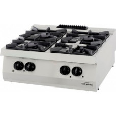 Плита газовая , настольная, с 4 конфорками, OSOG 8070 LP, серии 700, Ozti, 7865.N1.80703.35LP