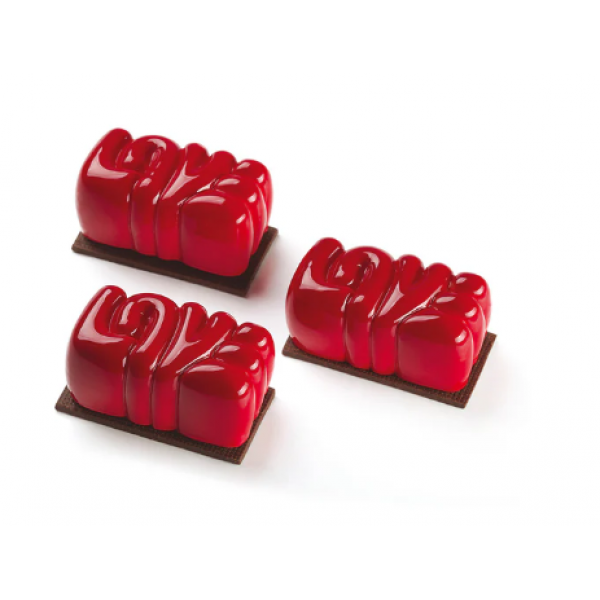 Силиконовая форма для десертов LOVE, PX4363S, Pavoni